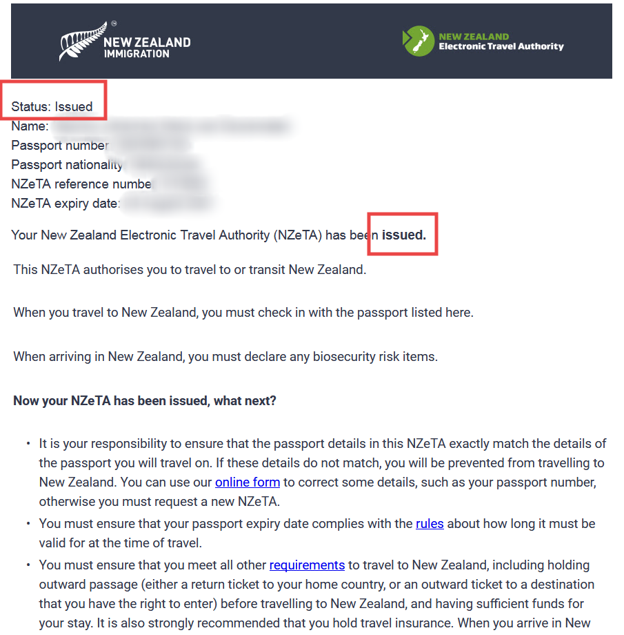 goedkeuring e-mail issued nzeta